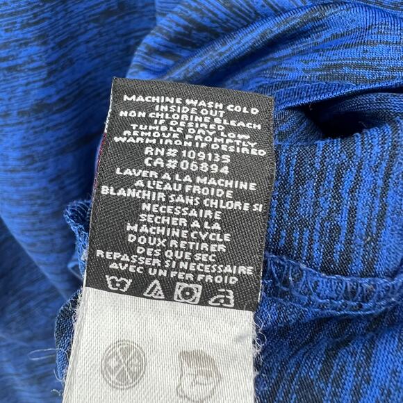 NBA LARGE Unisex Blue Fitted Golden State Warriors Basketball Tee Shirt T-Shirt - Picture 8 of 8